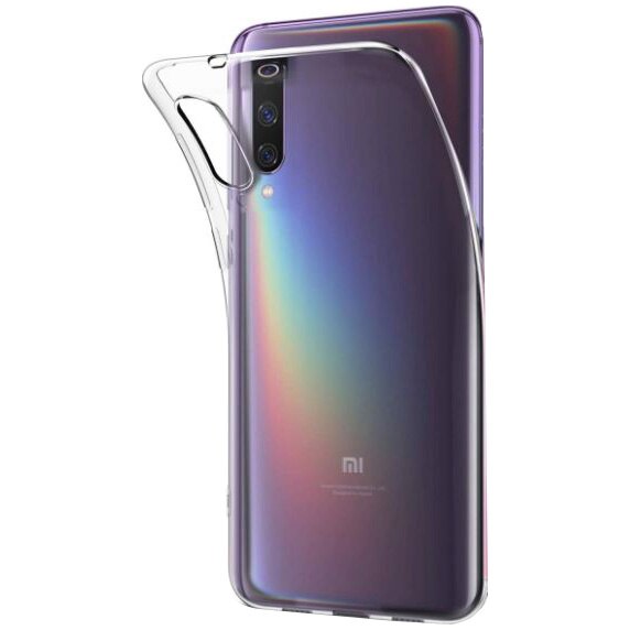 Husa de protectie Senso Silicon pentru Xiaomi Mi 9, Transparent