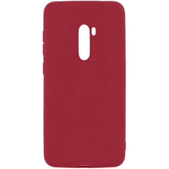 Husa de protectie Senso Silicon Soft Mat pentru Xiaomi Redmi Note 8 Pro, Visiniu