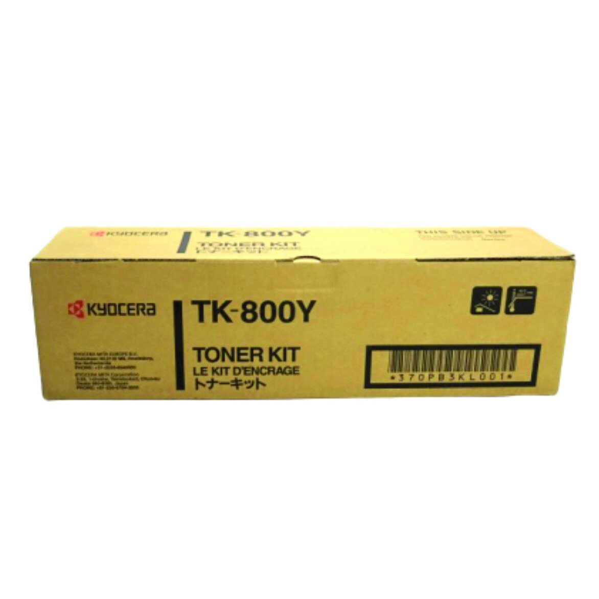 Cartus toner, Kyocera, original, TK-800Y, yellow