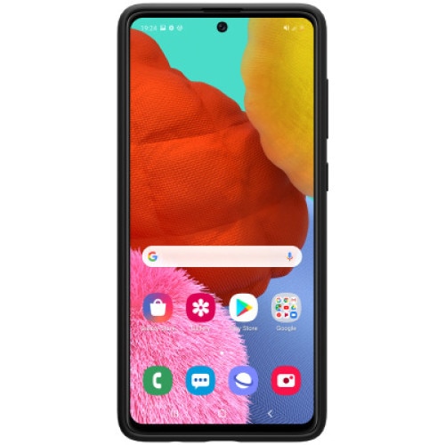 Husa de protectie pentru Samsung Galaxy A51, Etlephe, Silicon, Negru