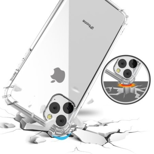 Husa compatibila iPhone 11Pro, rezistenta la socuri, Transparenta