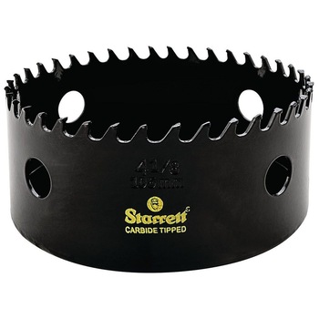 Carota cu pastile din carbura Diametru 25 mm Starrett pentru Fonta, Lemn cu cuie, Fibra de sticla, Pal Laminat, Ceramica, Lemn Carota cu pastile din carbura Diametru 25 mm Starrett pentru Fonta, Lemn cu cuie, Fibra de sticla, Pal Laminat, Ceramica, Lemn