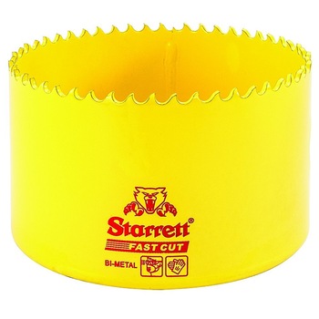 Carota bi-metal Diametru 108mm deepcut Starrett pentru Starrett pentru Metal, Fonta, Lemn, Plastic, Acrilic, Fibra de sticla Carota bi-metal Diametru 108mm deepcut Starrett pentru Starrett pentru Metal, Fonta, Lemn, Plastic, Acrilic, Fibra de sticla