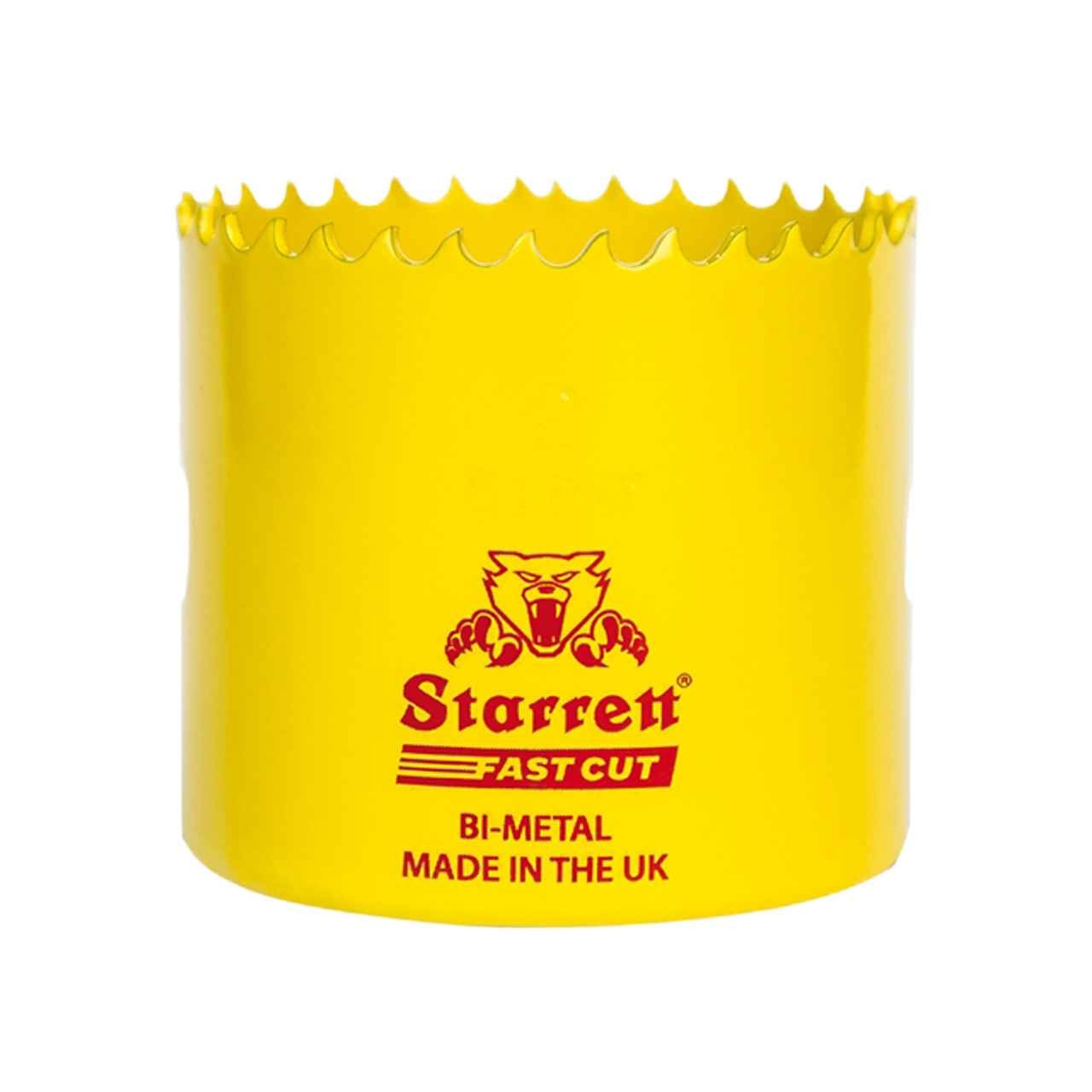 Carota bi-metal 35mm fast cut Starrett pentru Starrett pentru Metal, Fonta, Lemn, Plastic, Acrilic, Fibra de sticla