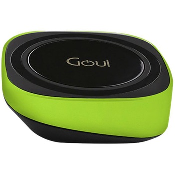 Incarcator retea wireless Goui Pad Qi G-WC15WQI-K cu Incarcare Rapida 15W, Negru
