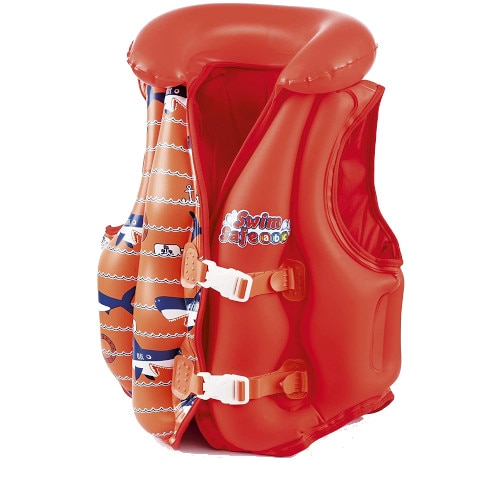Vesta inot BestWay Swim Safe ABC, Rosu