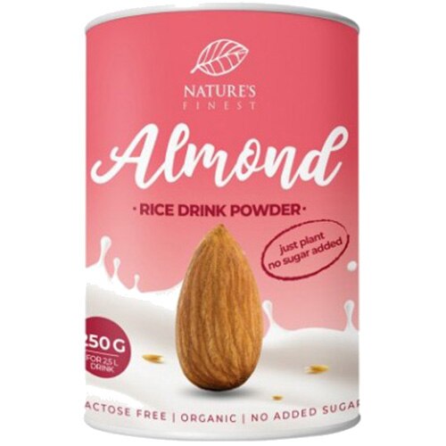 Bautura instant de orez ECO cu migdale Nature`s Finest, 250g