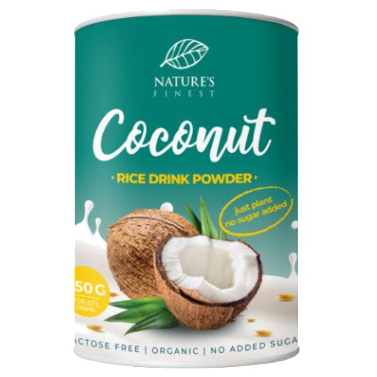 Bautura instant de orez ECO cu cocos Nature`s Finest, 250g