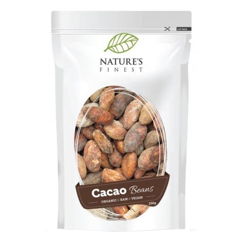 Boabe ECO de cacao Nature`s Finest, 250g