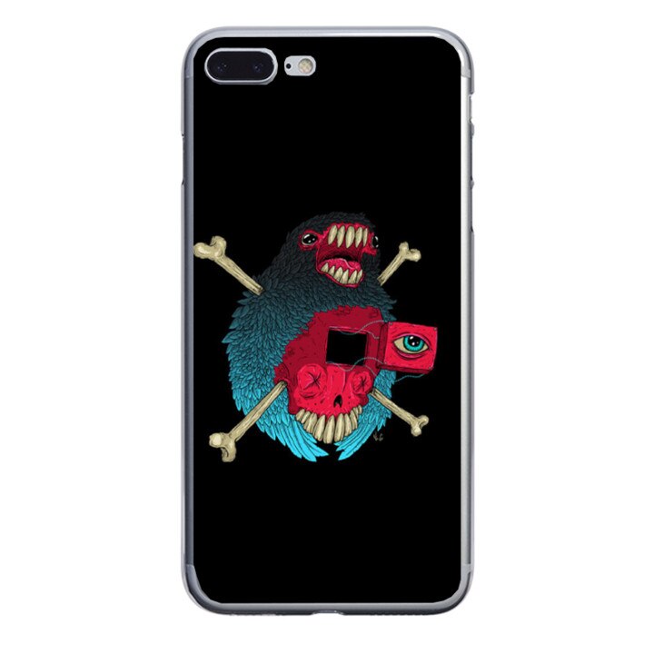 Husa silicon neagra iPhone 7 plus Trigger