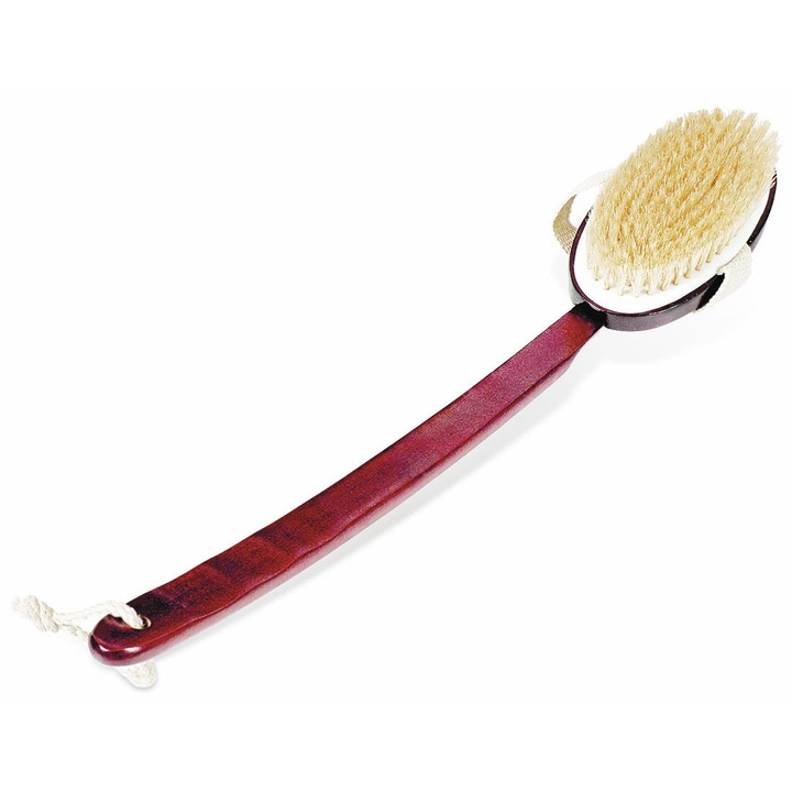 Четка за баня MAGNUM, крушова дървесина, естествен косъм