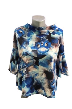 Bluza dama, Style Fashion, cu flori, Marimea 46 EU Bluza dama, Style Fashion, cu flori, Marimea 46 EU