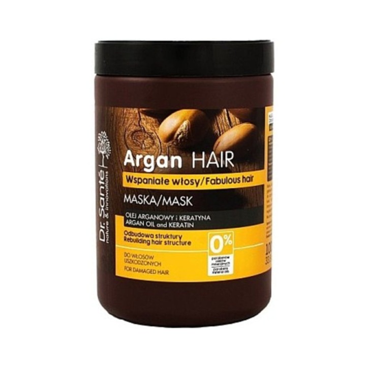 Dr.Sante Argan Hair hajpakolás sérült hajra - 1000 ml