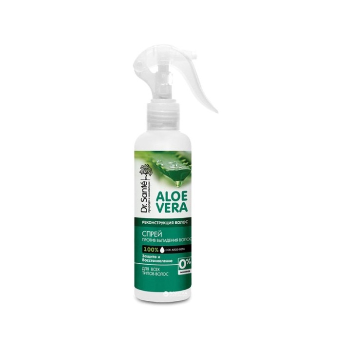 Spray Restructurant Anticedere cu suc de Aloe Vera - 150 ml - Dr.Sante