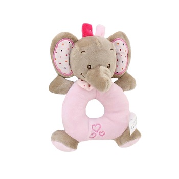 Jucarie de plus Mini Junior Elefant AX399E, Roz Jucarie de plus Mini Junior Elefant AX399E, Roz