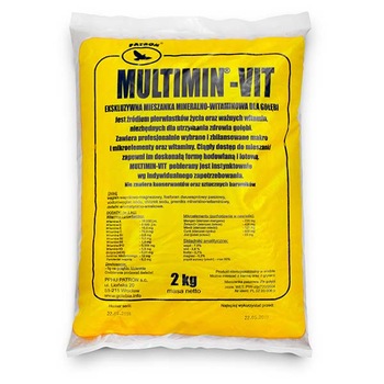 Supliment nutritiv pentru porumbei Multimin -Vit , Patron, 2kg Supliment nutritiv pentru porumbei Multimin -Vit , Patron, 2kg