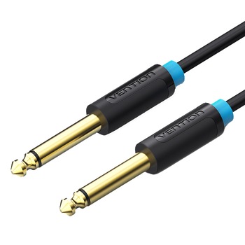 Cablu audio Jack 6,5 mm,Placat cu aur , 1 metru, Vention Cablu audio Jack 6,5 mm,Placat cu aur , 1 metru, Vention