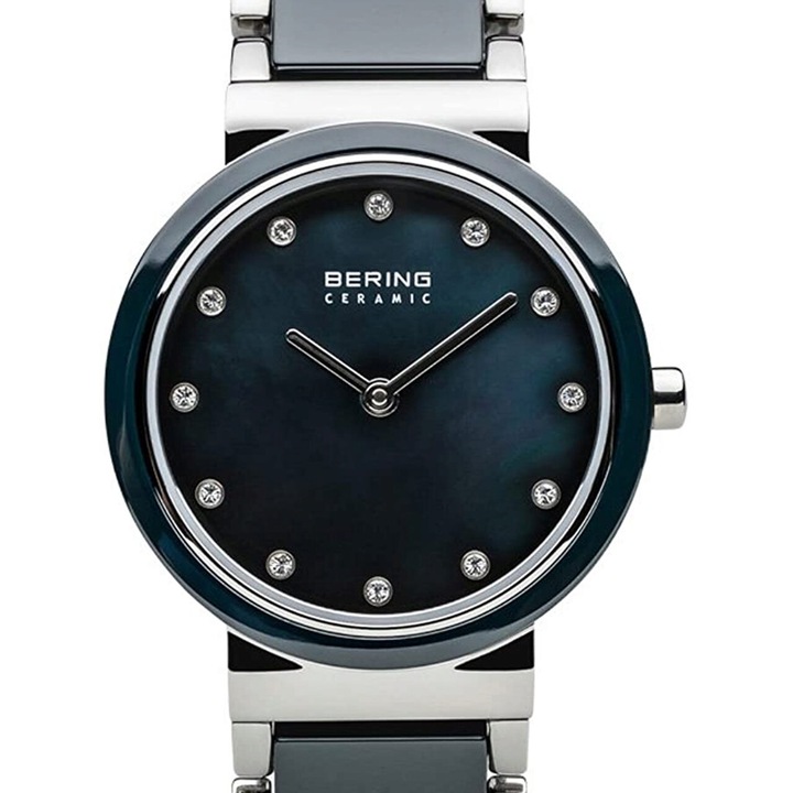 Дамски часовник Bering 10729-787, 29mm, 5ATM, сребрист