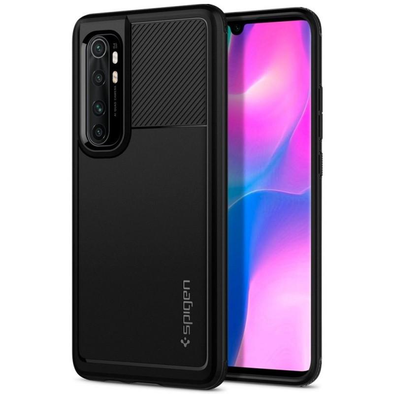 Carcasa Spigen Rugged Armor Xiaomi Mi Note 10 Lite Matte Black
