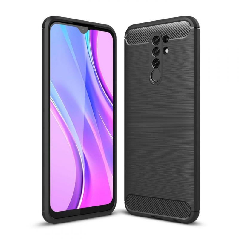 Carcasa TECH-PROTECT TPUCARBON Xiaomi Redmi 9 Black