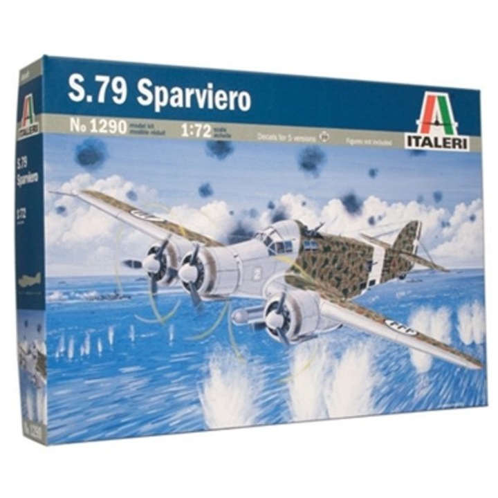 Italeri 1290 Savoia Marchetti S.79 Sparviero Repülőgép modell, 1:72