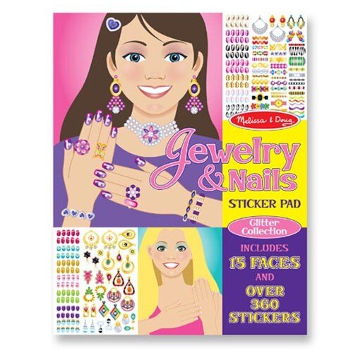 Colectia Melissa & Doug de Abtibilduri - Bijuterii si Manichiura