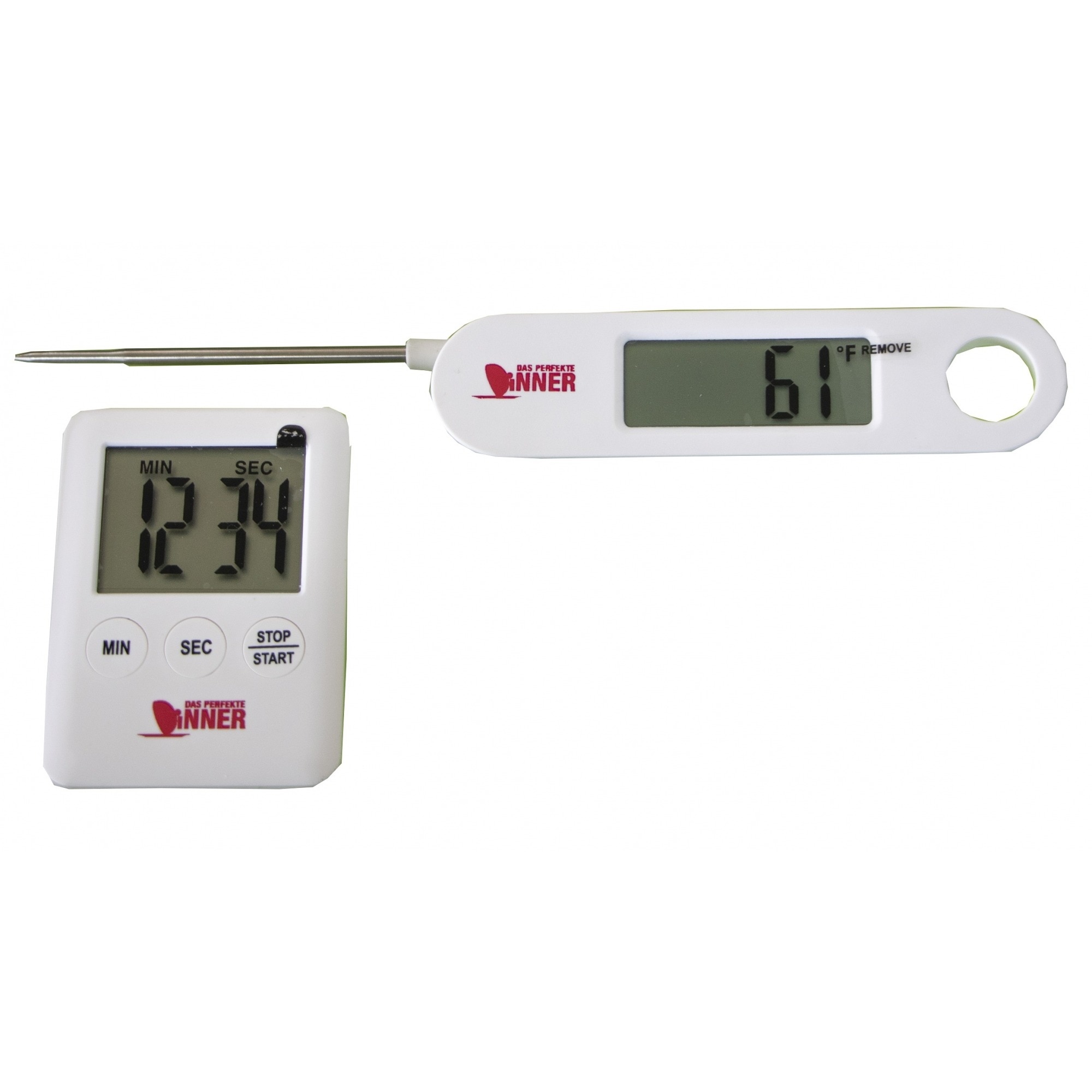 Set termometru friptura si timer bucatarie magnetic