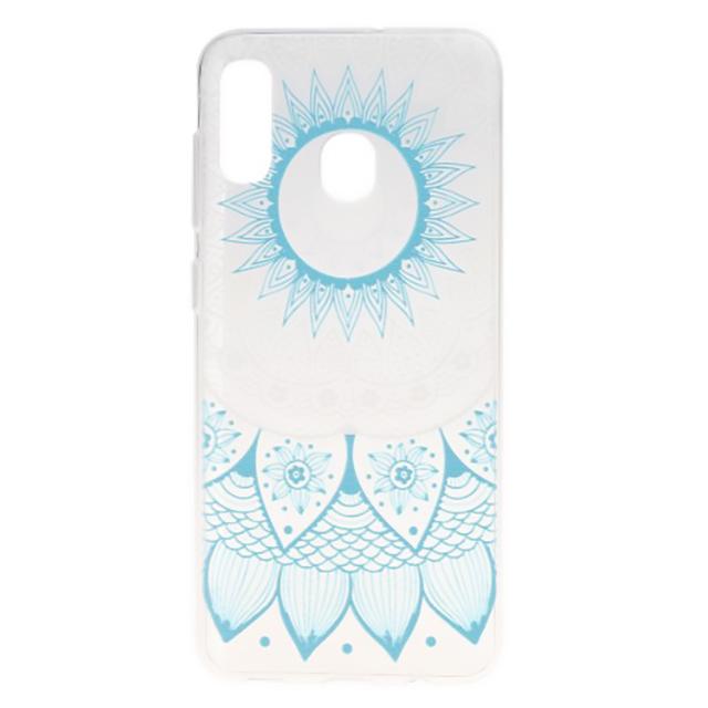 Husa Samsung Galaxy A20e model Mandala, Silicon, TPU, Viceversa Albastru