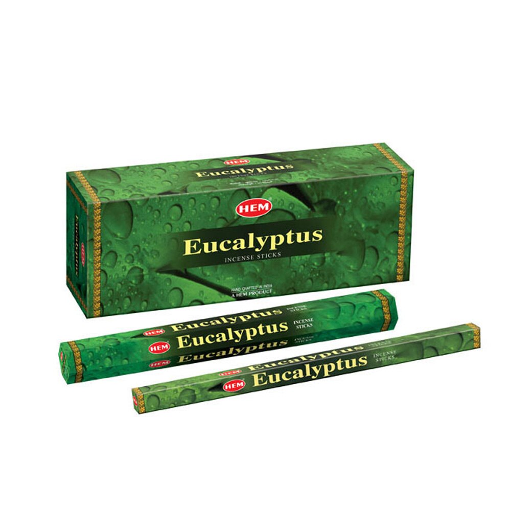 Betisoare parfumate HEM - Eucalyptus (6 seturi x 20buc)