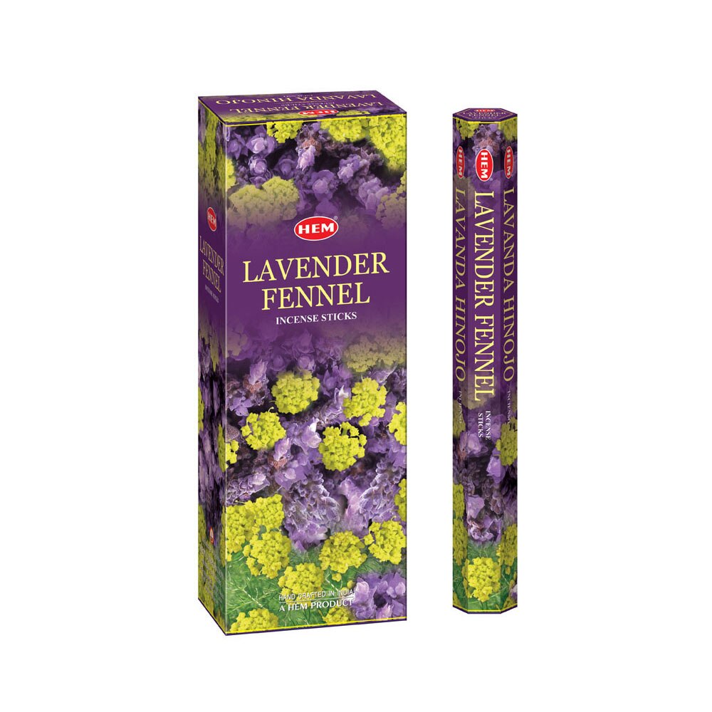 Betisoare parfumate HEM - Lavander Fennel (6 seturi x 20buc)