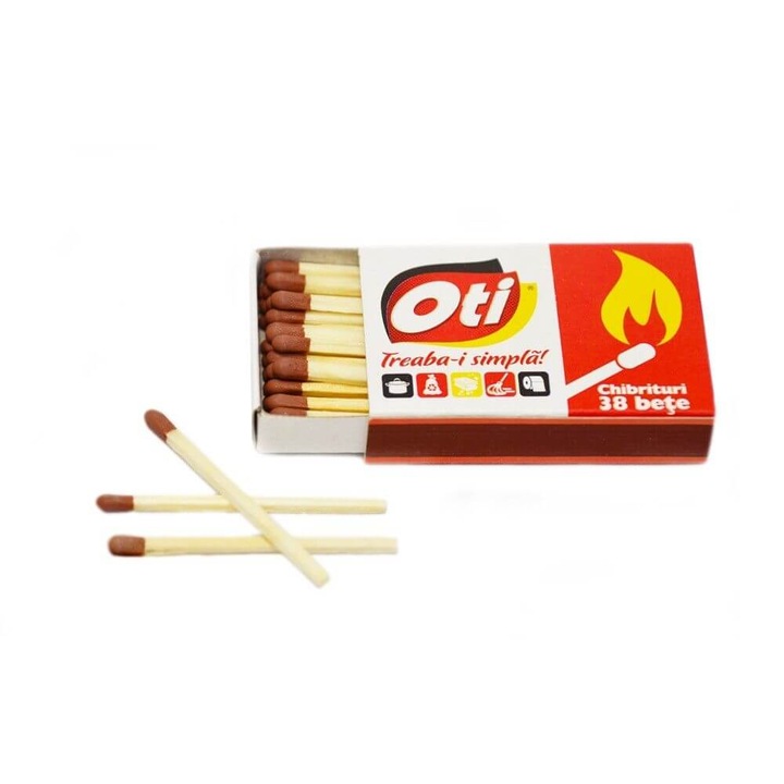 Chibrituri OTI, 38 buc/cutie, 10 cutii/set