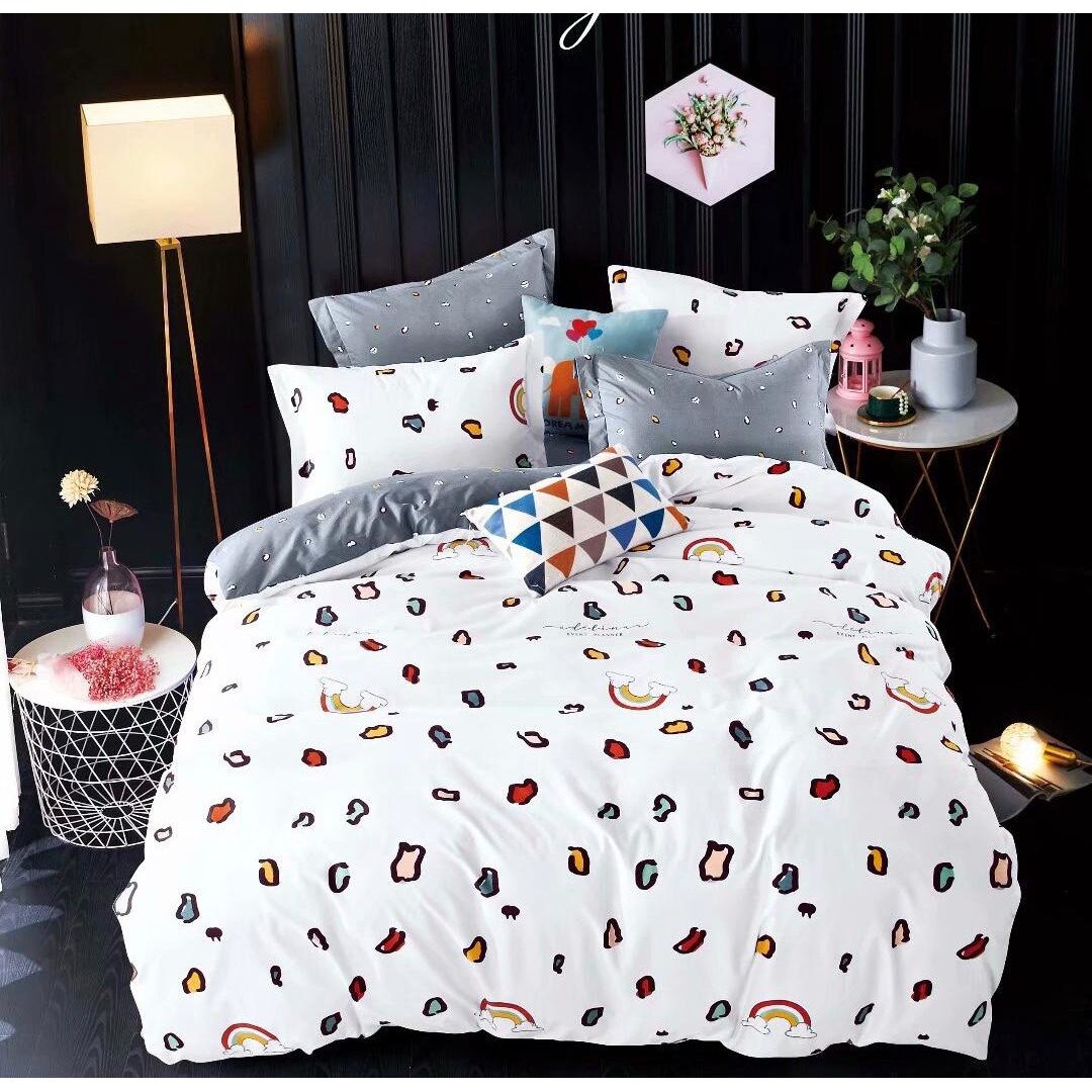 Set pentru pat din finet gros, 6 piese, JOJO HOME,CURCUBEU