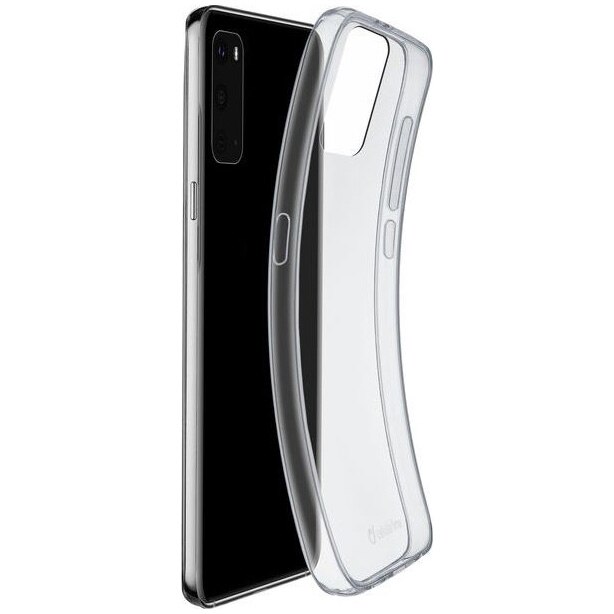 Husa de protectie Cellularline Silicon slim pentru Samsung Galaxy S20, Transparent