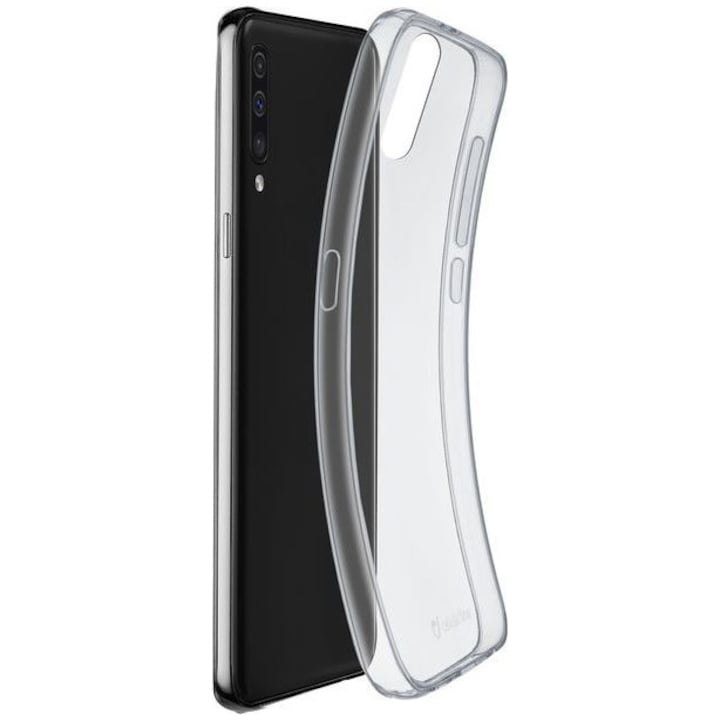 Предпазен калъф Cellularline Silicon slim за Samsung Galaxy A50/A30s, Прозрачен