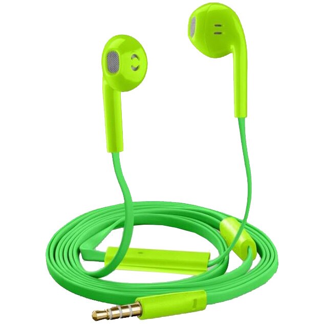 Casti audio Cellularline Capsule SLUGSMARTG, Microfon Jack 3.5mm, Verde
