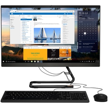 Sistem All-in-One Lenovo IdeaCentre 3 24ARE05 cu procesor AMD Ryzen™ 3 4300U pana la 3.70 GHz, 23.8 Sistem All-in-One Lenovo IdeaCentre 3 24ARE05 cu procesor AMD Ryzen™ 3 4300U pana la 3.70 GHz, 23.8
