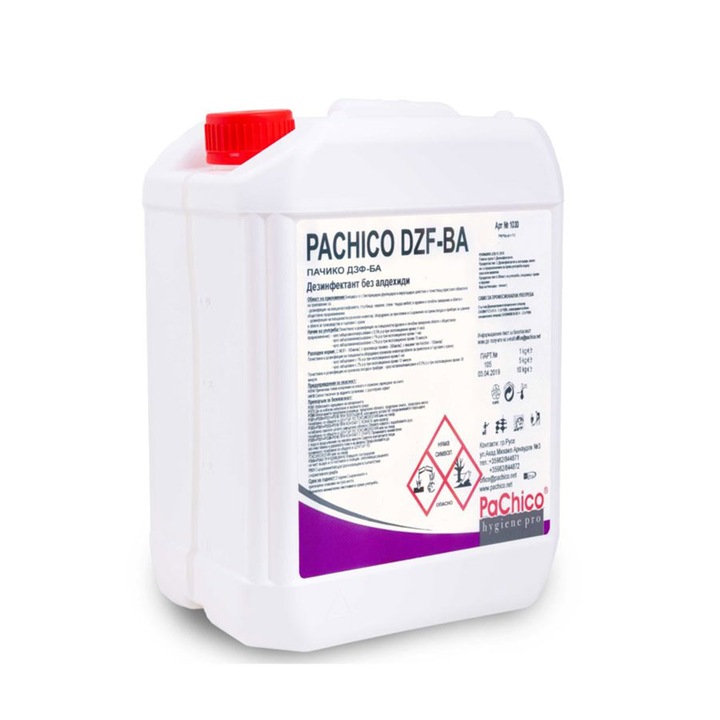 Fertőtlenítőszer Pachico, DZF BA, 5 kg
