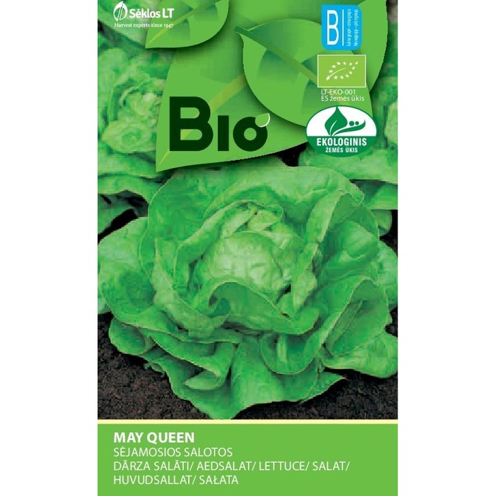 Salata May Queen, Bio, Seminte Organice, plic, 1 gram