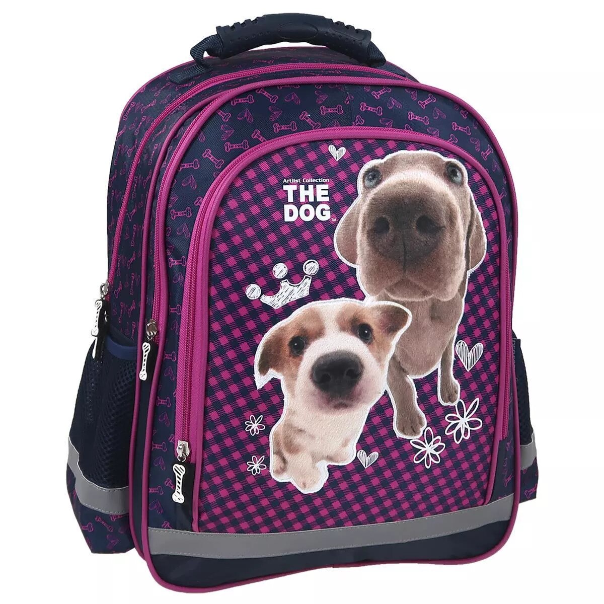 Rucsac scoala the dog caine, multicolor