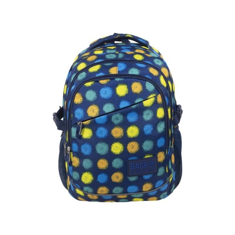 Rucsac scoala puncte, multicolor