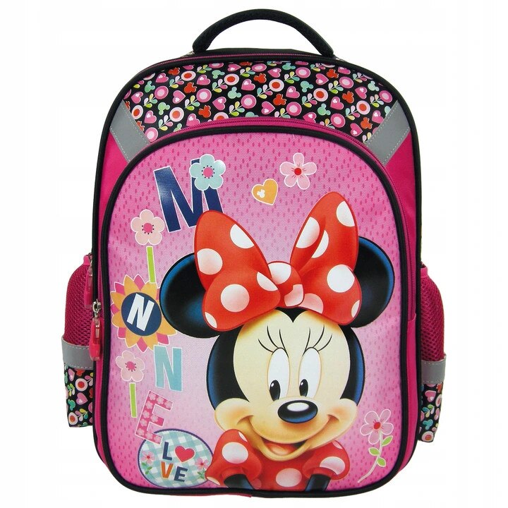Rucsac scoala minnie, multicolor