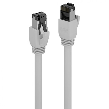 Cablu de retea RJ45 cat. 8.1 LSOH 5m Gri, Lindy L47436 Cablu de retea RJ45 cat. 8.1 LSOH 5m Gri, Lindy L47436
