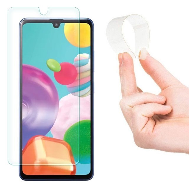 Folie Sticla Flexibila Wozinsky Compatibil cu Samsung Galaxy A41, 0.15mm, Transparenta