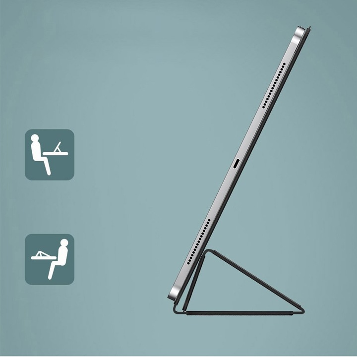 Husa Originala Premium Baseus Magnetic Leather Cu Functie Sleep Activa Pentru Ipad Pro 11'' 2020 Verde -ltapipd-esm06