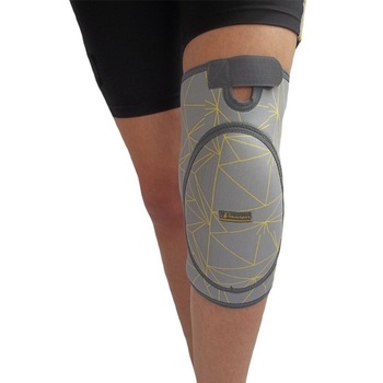 Orteza de genunchi cu pernita protectie rotula, marime XXL, circumferinta genunchi 44-47 cm, Morsa Cyberg