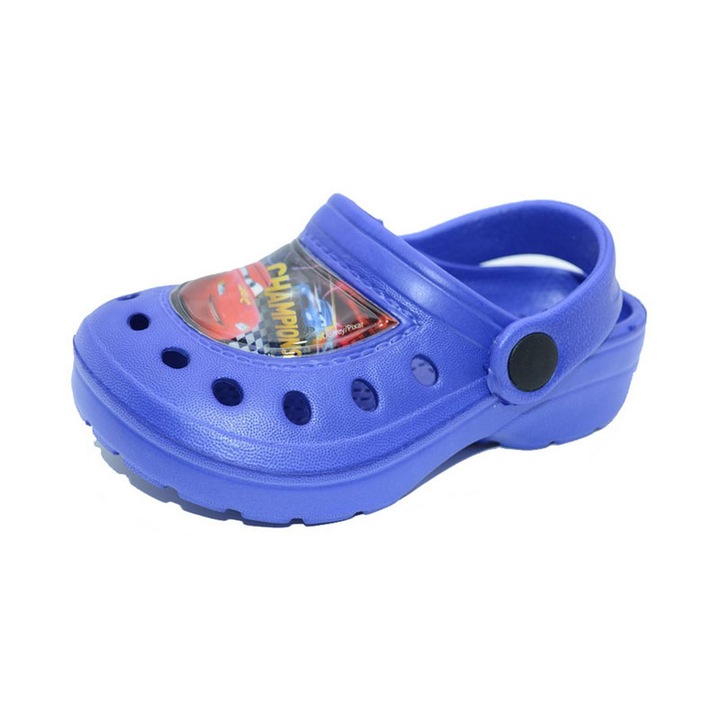 Papuci din spuma pentru baieti Cars Disney 870-204A-27-28, Albastru 9818
