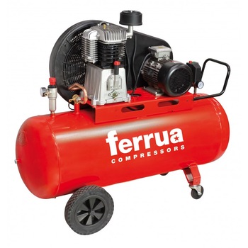 Compresor de aer FB5-270 CT5.5 FERRUA, debit aer aspirat 640 l/min, capacitate butelie 270 L, presiune 11bar, 400V Compresor de aer FB5-270 CT5.5 FERRUA, debit aer aspirat 640 l/min, capacitate butelie 270 L, presiune 11bar, 400V