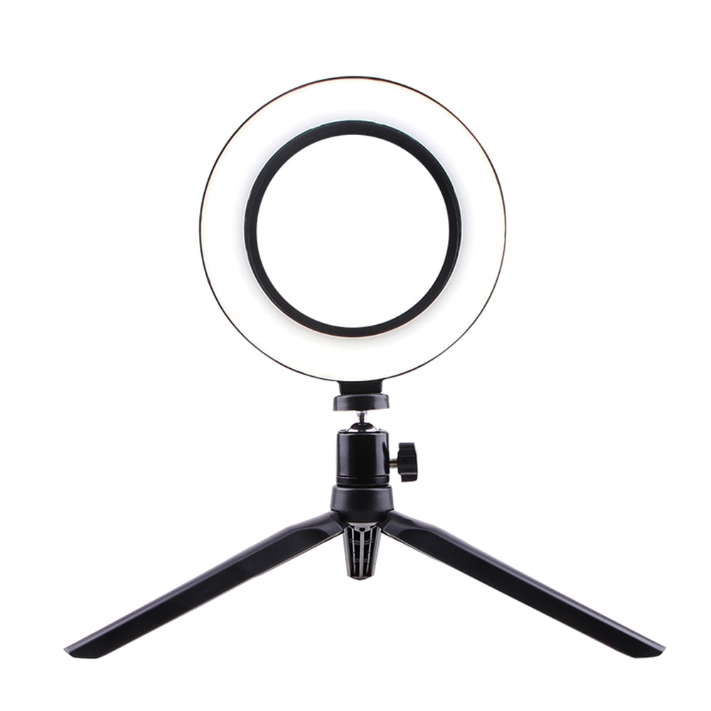 Lumina de umplere a telefonului mobil, Dimmabila, Rotatie de 270 °, LED, USB, Alb/Negru