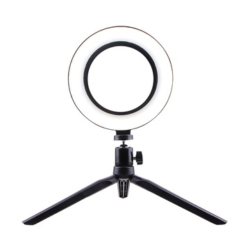 Lumina de umplere a telefonului mobil, Dimmabila, Rotatie de 270 °, LED, USB, Alb/Negru Lumina de umplere a telefonului mobil, Dimmabila, Rotatie de 270 °, LED, USB, Alb/Negru