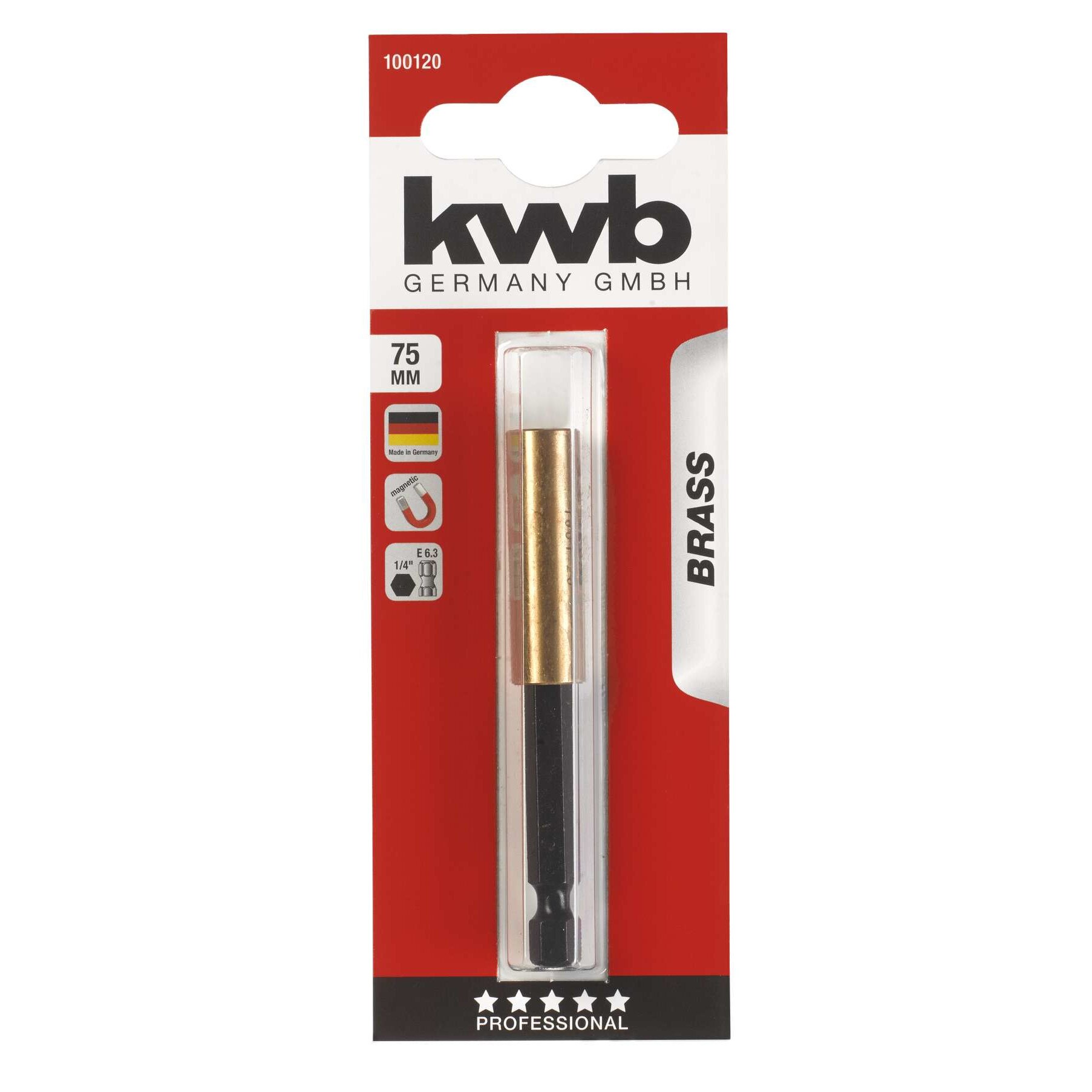 Bit-holder Alama, magnetic 1/4 E6.3, KWB Professional, cu magnet